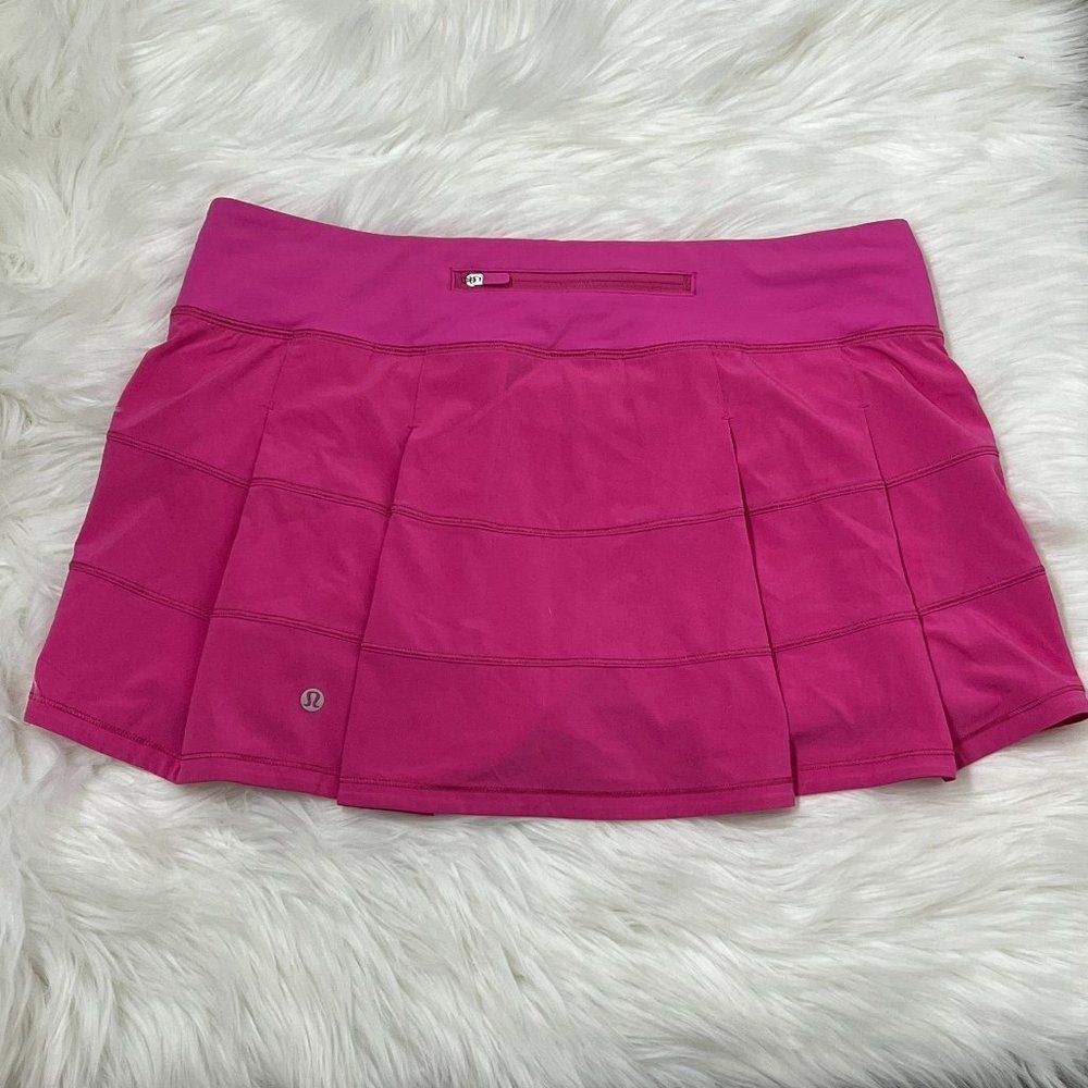 Lululemon Pace Rival Mid Rise Skirt Ripened Raspberry 10 - Picture 5 of 16